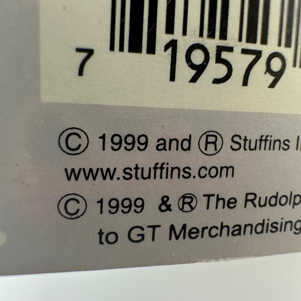 Stuffins Herbie the Elf Plush 1999 Rudolph Misfit Toys Spotted Elephant CVS 7.5" - Picture 7 of 13